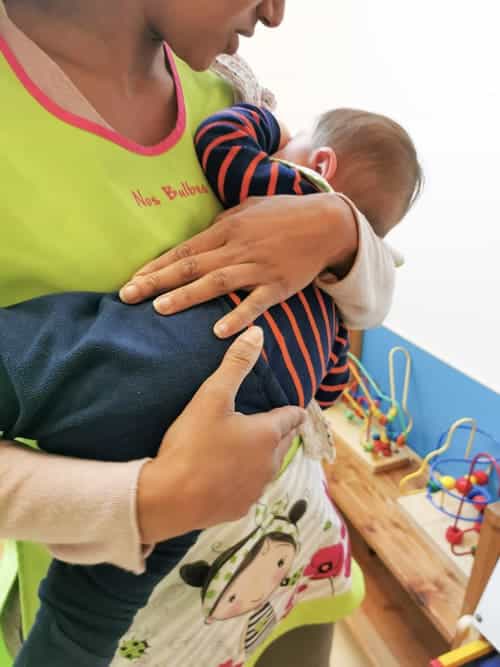 Photo de Grâce avec un enfant